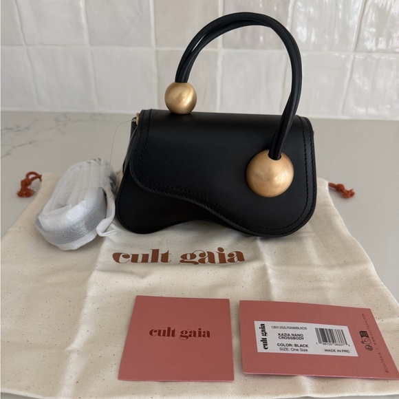 Cult Gaia Kazia Nano Leather Top Handle Bag - Picture 5 of 7